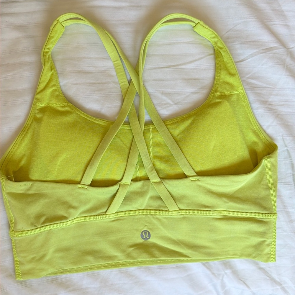 Lululemon Energy Longline Bra, Medium Support, Size B-D cups